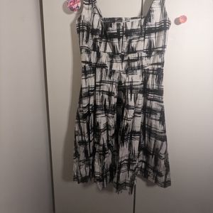 Black and white Calvin Klein dress